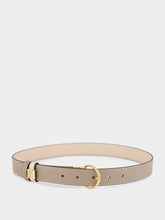 Fendi Reversible Dove Grey and Pink FF Leather Belt