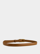 Fendi Brown Leather FF Thin Belt
