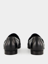 Fendi Black Nappa Leather Baguette Loafers
