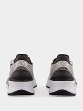 Fendi Flow Grey Leather Low-Top Sneakers