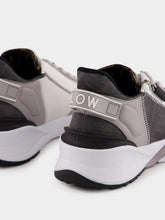 Fendi Flow Grey Leather Low-Top Sneakers