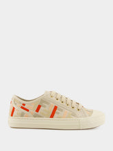 Fendi Beige Embroidered Domino Sneakers