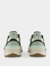 Fendi Matcha Mesh & Suede Flow Low-Top Sneakers