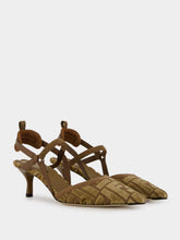 Fendi Brown Colibrì Lite Slingbacks