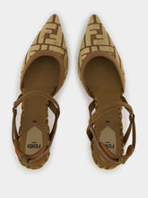 Fendi Brown Colibrì Lite Slingbacks