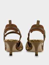 Fendi Brown Colibrì Lite Slingbacks