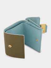 Fendi Olive Green Nappa Leather Baguette Wallet