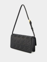 Fendi Black Wallet On Chain Baguette