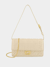 Fendi Camelia White Wallet On Chain Baguette