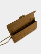 Fendi Light Brown Nappa Leather Wallet on Chain Baguette