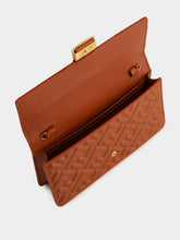 Fendi Sienna Brown Wallet On Chain Baguette