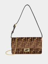 Dark Brown Wallet On Chain Baguette