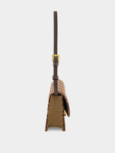 Fendi Dark Brown Wallet On Chain Baguette