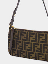 Fendi Tobacco Brown Flat Baguette Pouch