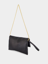 Fendi Black Nappa Leather Mamma Baguette Pouch