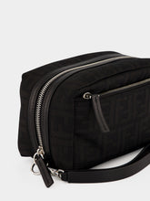 Fendi Black FF Zucca Micro Toiletry Case