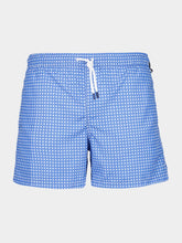 Fedeli Blue Dotted Swim Trunks