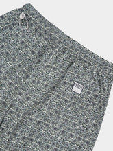 Fedeli Green Steel Blue Madeira Floral Swim Trunk