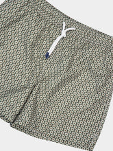 Fedeli Olive Green Printed Swim Shorts Madeira