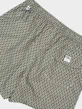Fedeli Olive Green Printed Swim Shorts Madeira