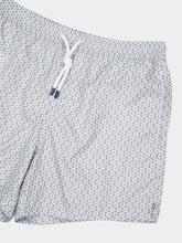 Fedeli Light Grey Printed Swim Shorts Madeira