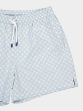 Fedeli Light Green Patterned Swim Shorts