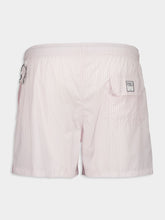 Fedeli Pink Striped Madeira Swim Shorts