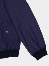 Valentino Garavani Gulf Blue Cotton Bomber Jacket