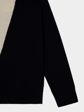 Valentino Garavani Black Wool Jumper with Inlaid V