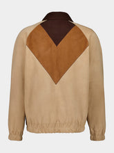 Valentino Garavani Natural and Orange Zip-Up Long-Sleeved Jacket