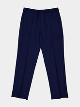 Valentino Garavani Blue Straight-Leg Cotton Trousers