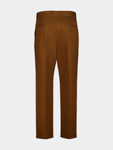 Valentino Garavani Chocolate Cotton Gabardine Pants