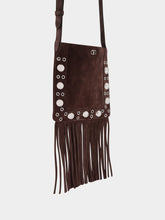 Valentino Garavani Brown Nellcôte Suede Crossbody Bag