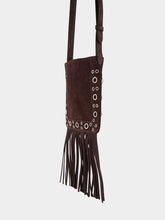 Valentino Garavani Brown Nellcôte Suede Crossbody Bag