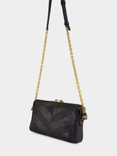 Valentino Garavani Black Panthea Nappa Leather Shoulder Bag