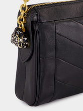 Valentino Garavani Black Panthea Nappa Leather Shoulder Bag