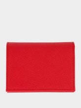 Valentino Garavani Rouge Calf Leather VLogo Wallet