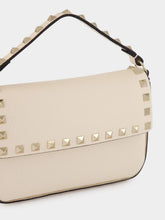 Valentino Garavani Light Ivory Mini Calf Leather Rockstud Bag
