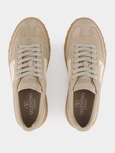 Valentino Garavani Beige Calf Leather Sneakers