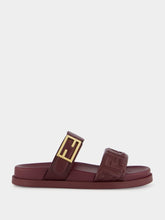 Fendi Plum Feel Nappa Leather Slides