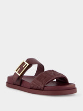 Fendi Plum Feel Nappa Leather Slides