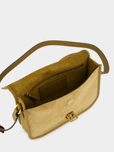 Valentino Garavani Havana Beige Antibes Suede Shoulder Bag