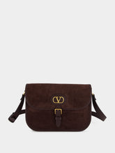 Valentino Garavani Testa di Moro Antibes Suede Shoulder Bag