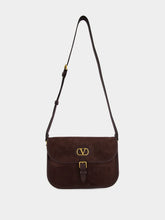 Valentino Garavani Testa di Moro Antibes Suede Shoulder Bag