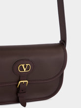 Valentino Garavani Oak Brown Small Antibes Leather Bag