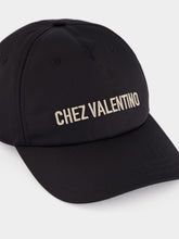 Valentino Garavani Black Chez Valentino Baseball Cap
