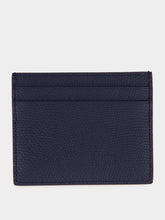 Valentino Garavani Marine Blue VLogo Card Holder