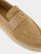Valentino Garavani Brunito Suede Espadrille Loafers