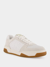 Valentino Garavani White Sparry Split Leather and Nappa Sneakers