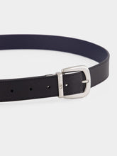 Valentino Garavani Reversible Black and Marine Belt